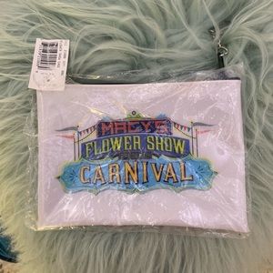 Macy's Flower show cosmetic bag